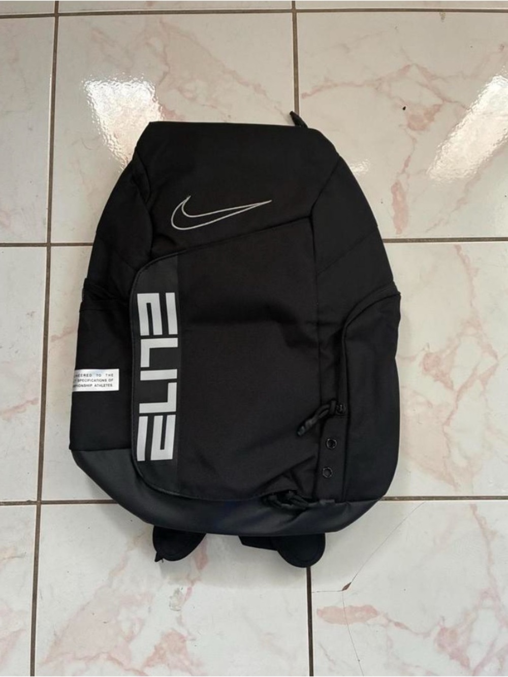 Nike Elite Basketball Backpack Black 32L Large School Gym Bag